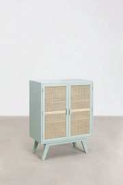 Rattan & Wooden Sideboard with Drawers- Orin
