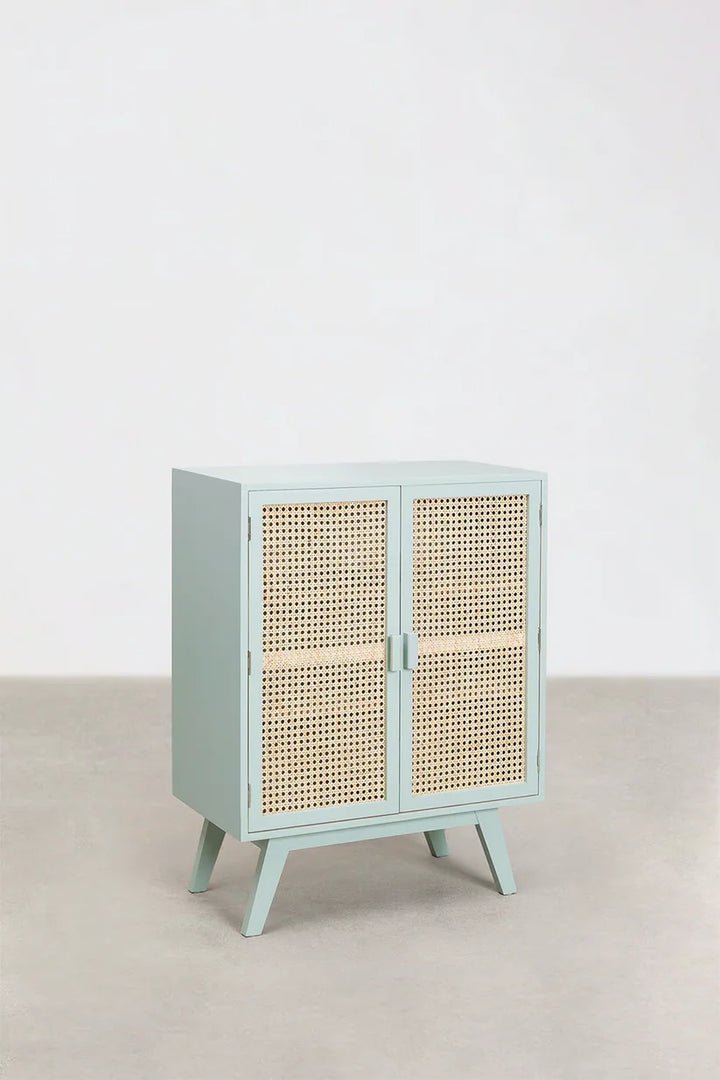 Rattan & Wooden Sideboard with Drawers- Orin