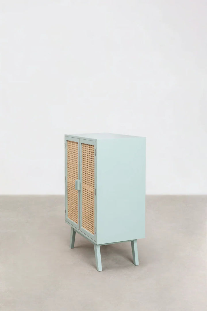 Rattan & Wooden Sideboard with Drawers- Orin