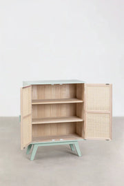 Rattan & Wooden Sideboard with Drawers- Orin