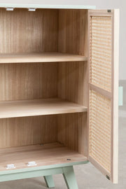 Rattan & Wooden Sideboard with Drawers- Orin