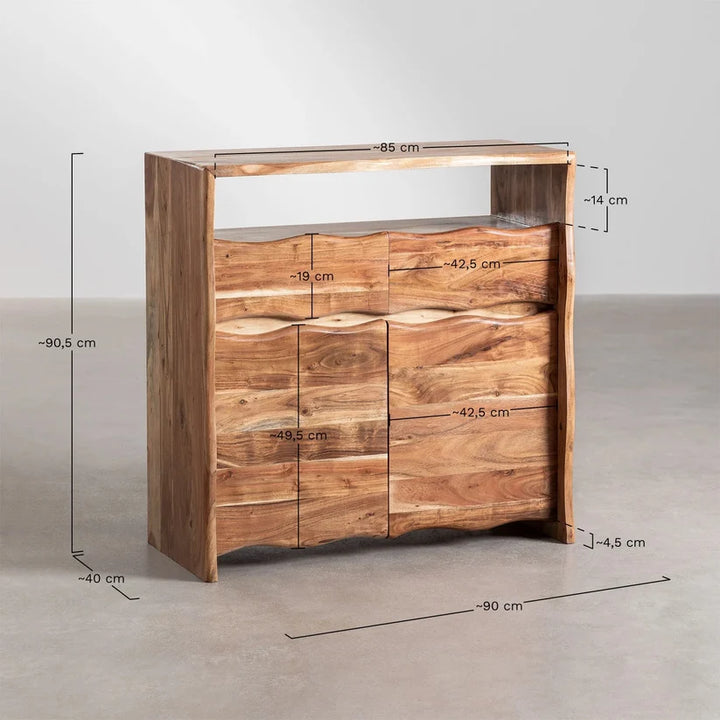 Wooden Sideboard with Drawers - Larsonfieldby