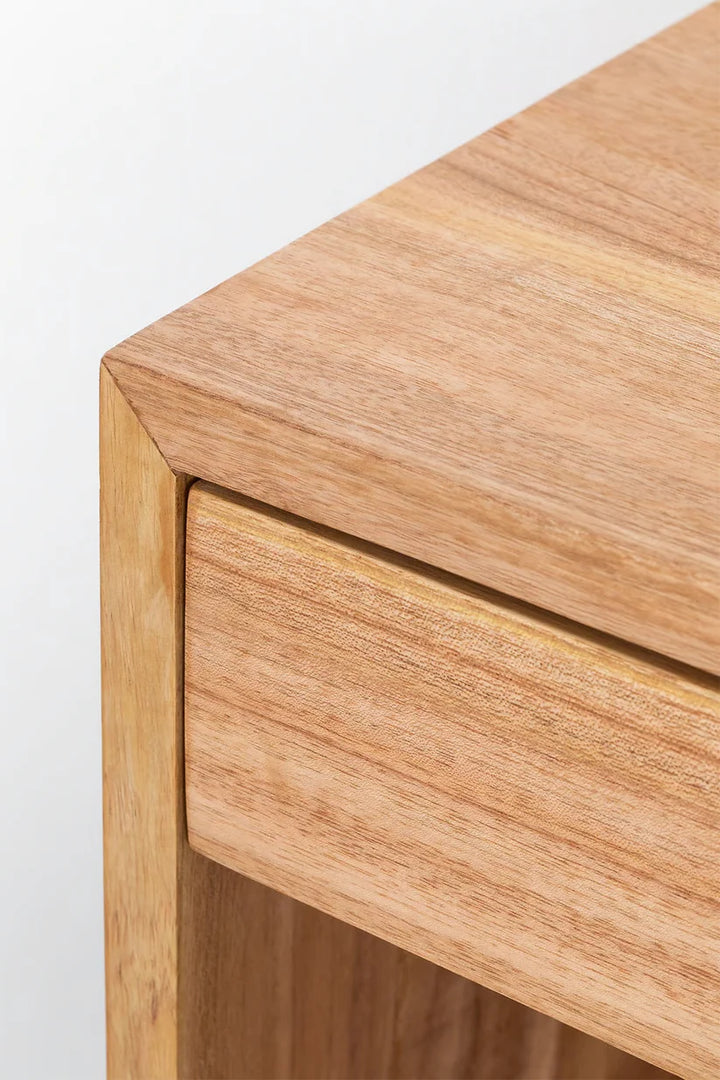 Mango Wooden Floating Bedside Table | Wooden Bedside Table - Casimir