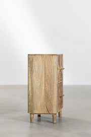 Mango Wood Bedside Table | Wooden Bedside Table - Dara