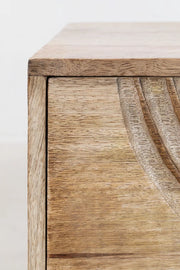 Mango Wood Bedside Table | Wooden Bedside Table - Dara