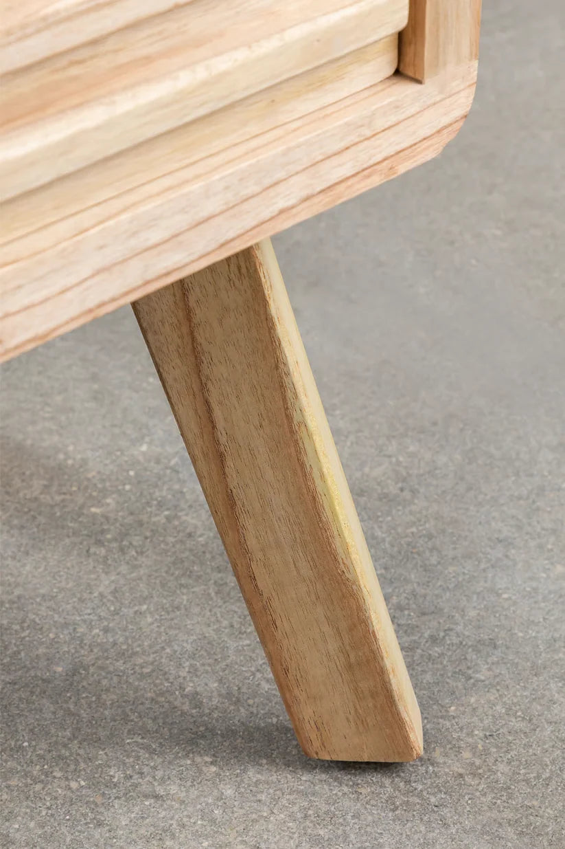 Mango Wood Bedside Table | Wooden Bedside Table - Serena