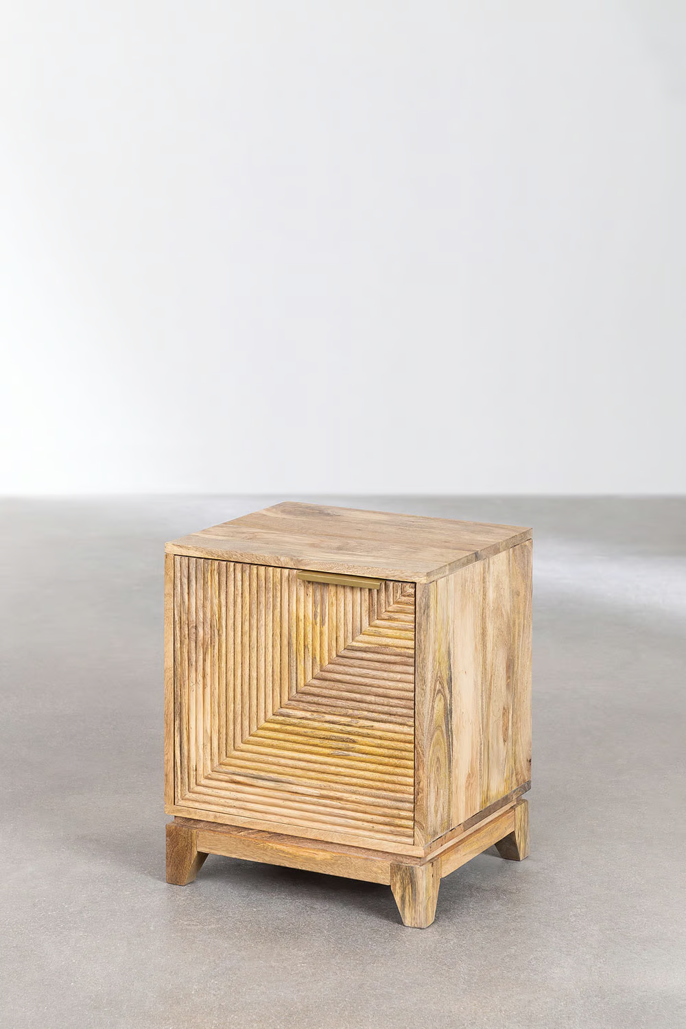 Mango Wood Nightstand Table | Wooden Bedside Table - Belle