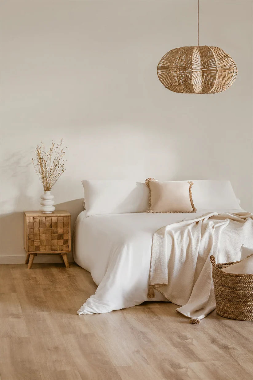 Mango Wood Bedside Table | Wooden Bedside Table- Carson