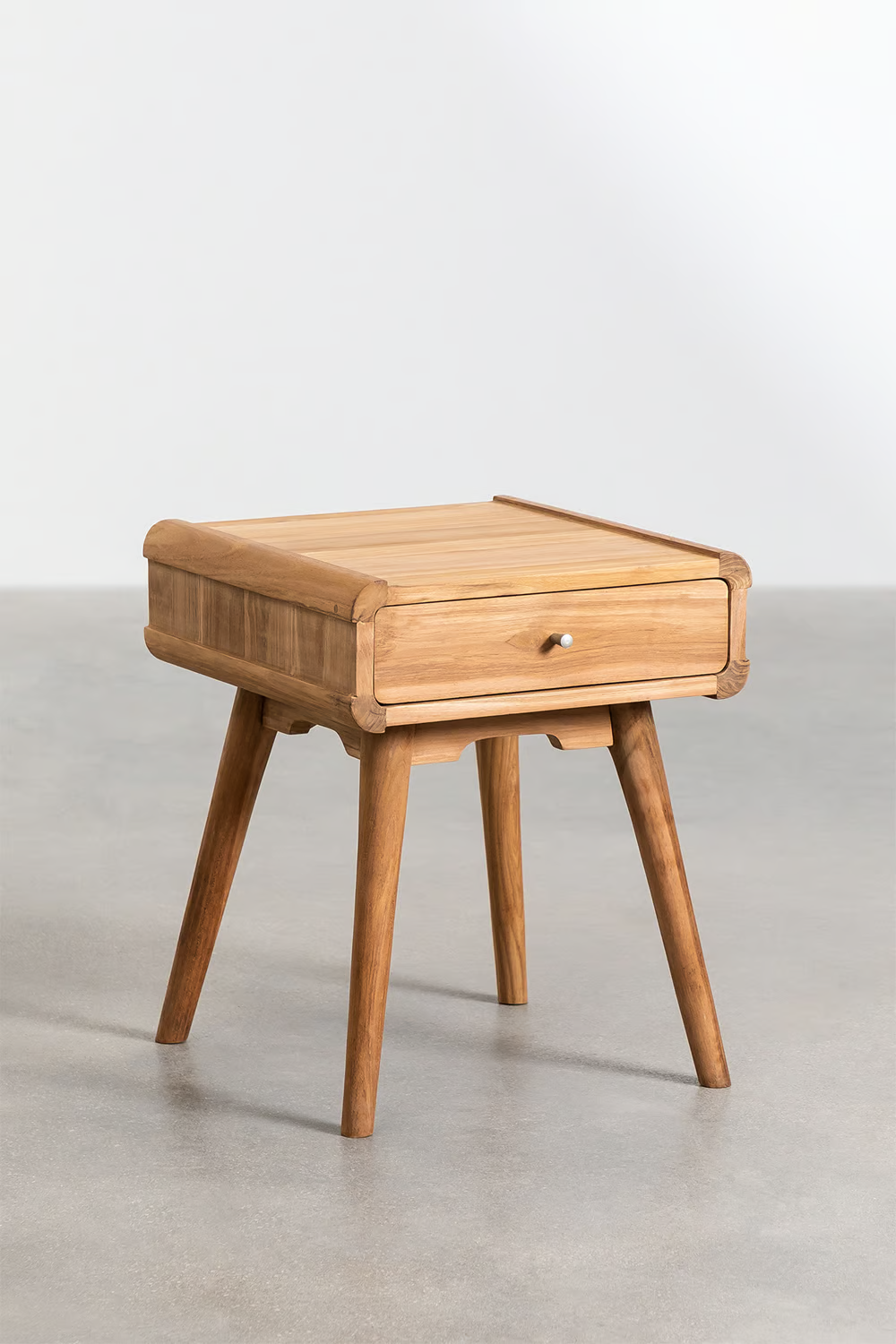 Mango Wood Bedside Table | Wooden Bedside Table - Iris