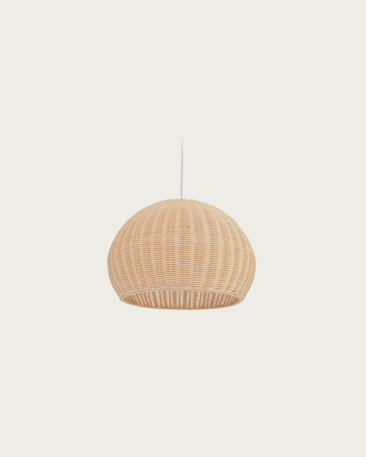 Bamboo Hanging Light for Bedroom | Rattan Pendant Lamp - Alecto