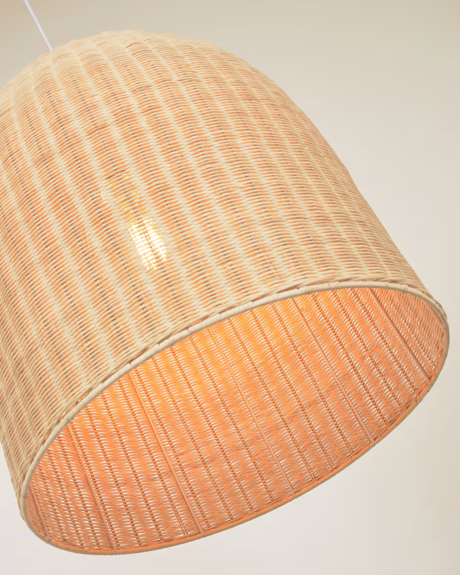 Bamboo Hanging Light for Kitchen | Cane Pendant Lamp - Anica