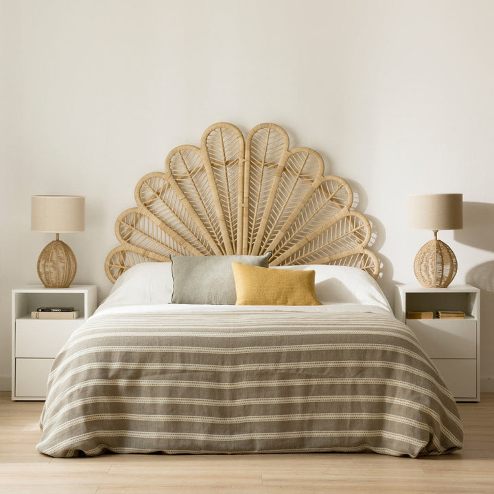 Mango Wood Headboard for King Bed - Hawaii