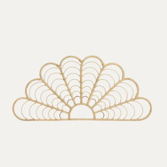 Rattan Headboard for King Bed - Olivia