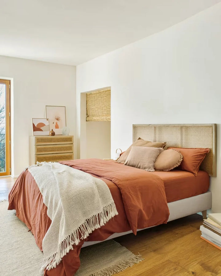 Mango Wood Headboard for King Bed - Ruby