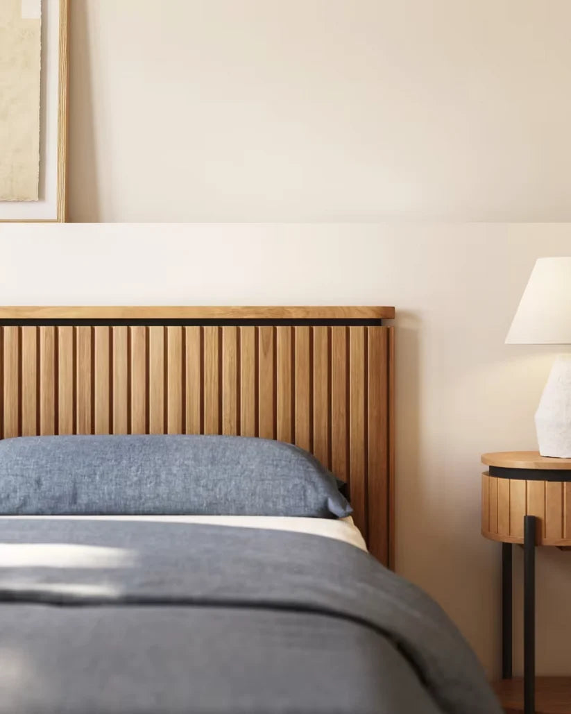 Mango Wood Headboard for King Bed - Jewel