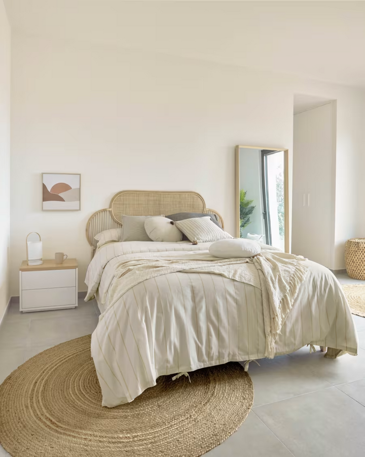 Rattan Headboard for King Bed - Nadia