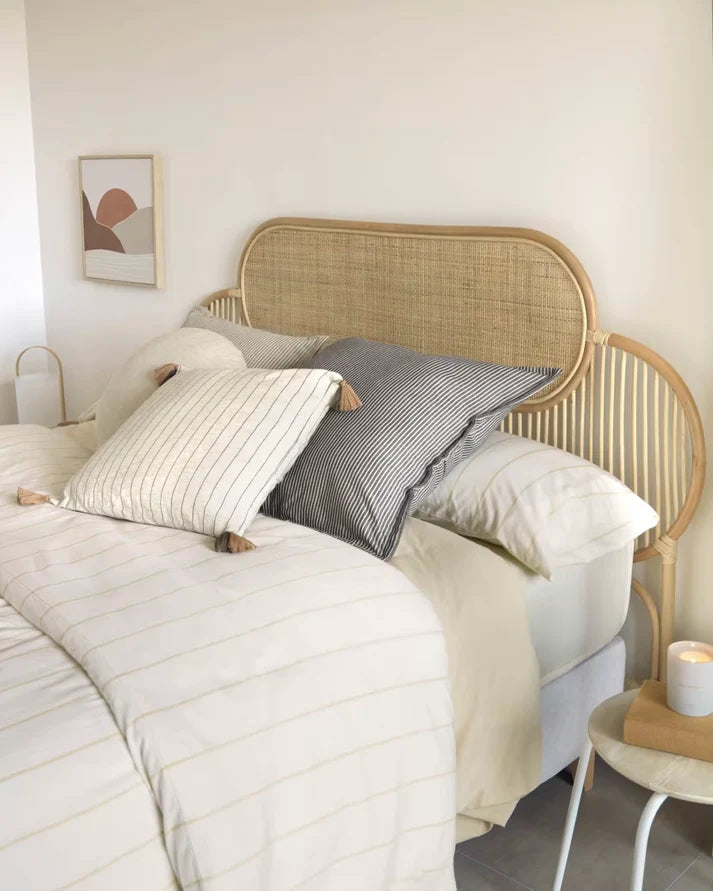 Rattan Headboard for King Bed - Nadia