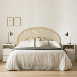 Rattan Headboard for King Bed - Laina