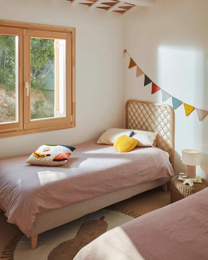 Rattan Headboard for Kids Bed - Tessa