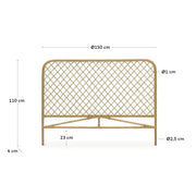 Rattan Headboard for King Bed - Elsa