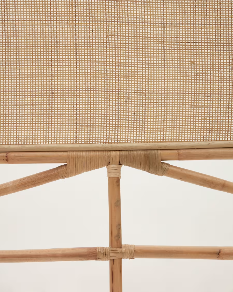 Rattan Headboard For Bed | Cane Headboard | Wicker Headboard - Samaira - Image 3