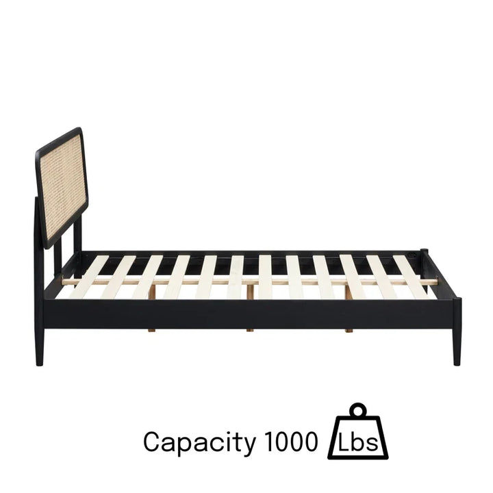 Handmade Rattan Cane Bed for Bedroom - Alani