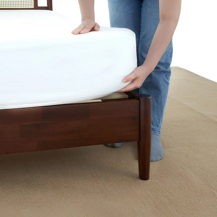 Rattan Cane Bed for Bedroom, Queen & King  - Amara