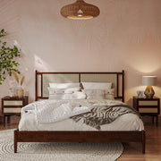 Rattan Cane Bed for Bedroom, Queen & King  - Amara