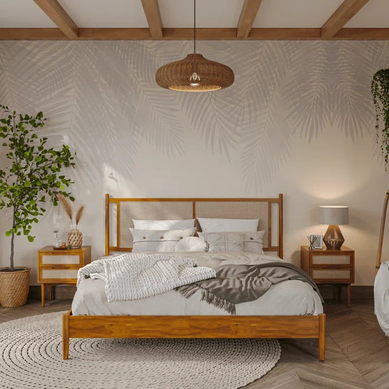 Rattan Cane Bed for Bedroom, Queen & King  - Amara