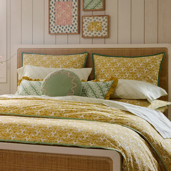 Rattan Cane Bed for Bedroom - Kalen