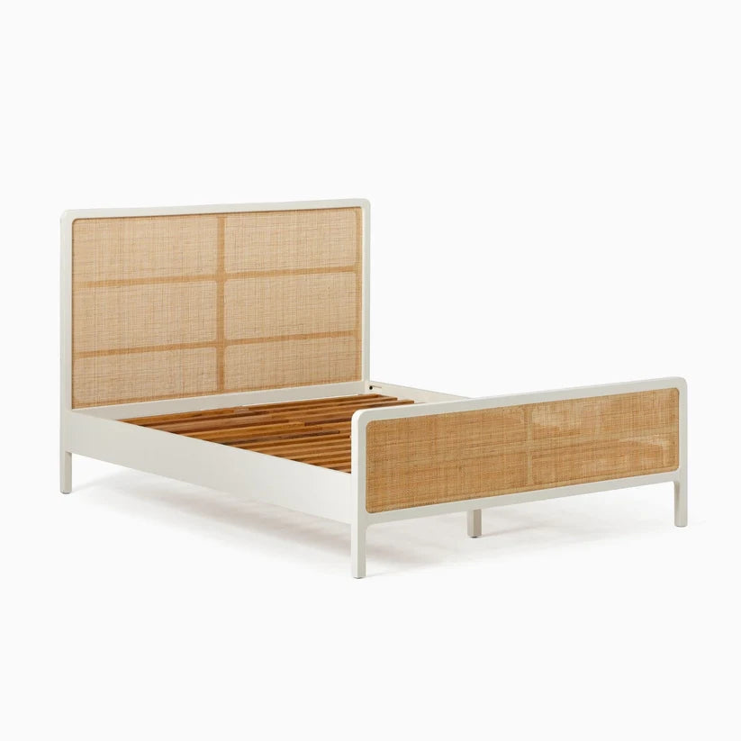 Rattan Cane Bed for Bedroom - Kalen