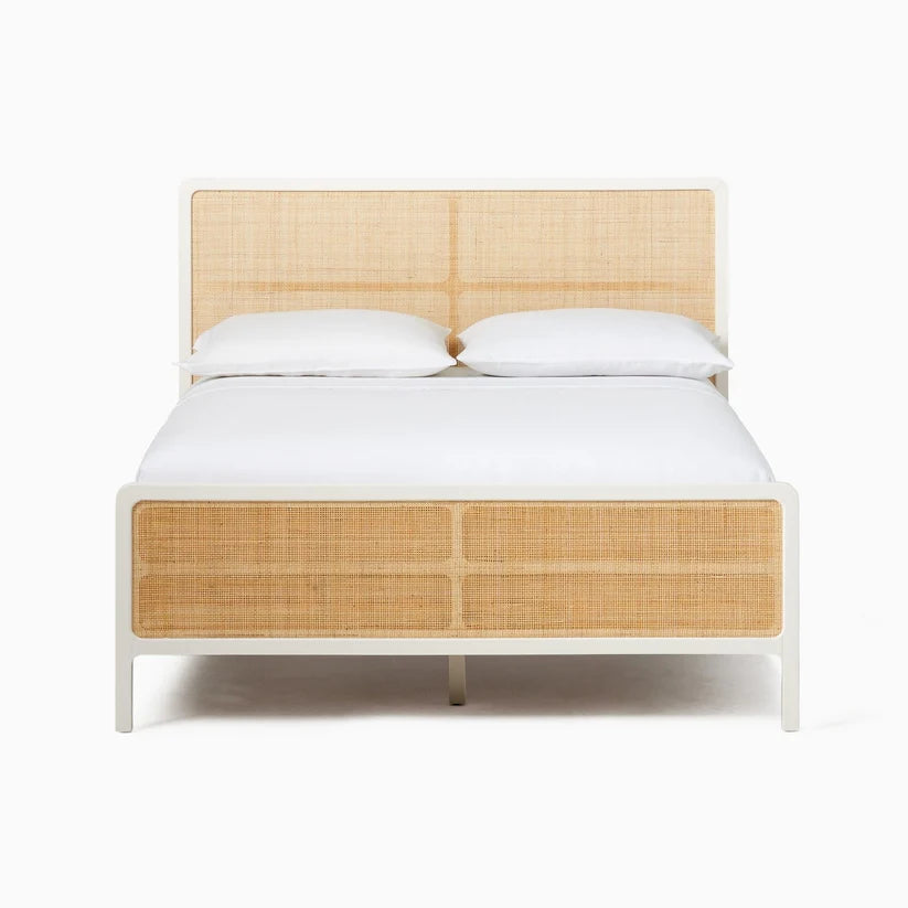 Rattan Cane Bed for Bedroom - Kalen