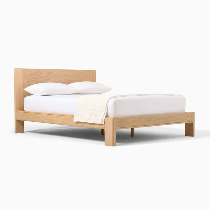 Rattan Cane Bed King Size for Bedroom | Solid Wood Frame - Jarrett