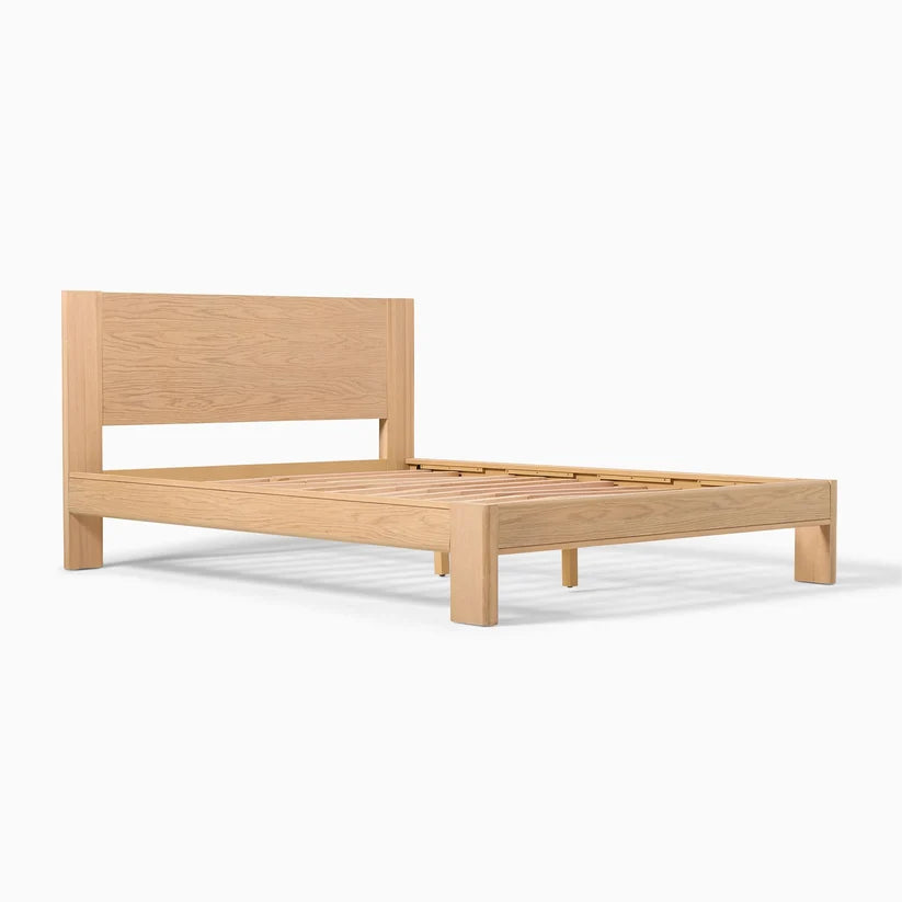 Rattan Cane Bed King Size for Bedroom | Solid Wood Frame - Jarrett