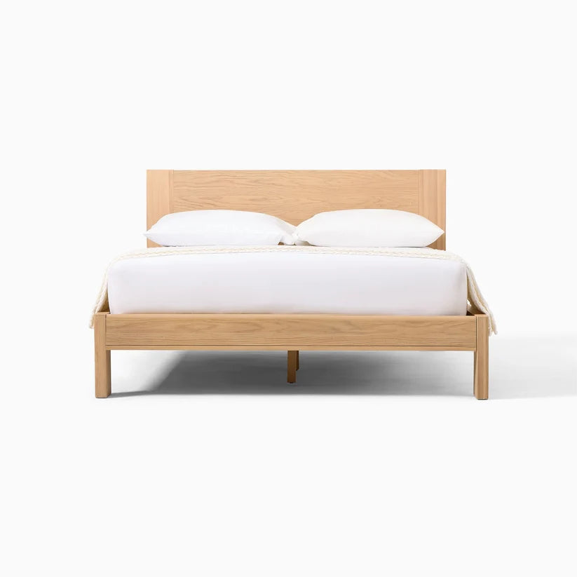 Rattan Cane Bed King Size for Bedroom | Solid Wood Frame - Jarrett