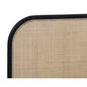Rattan Cane Bed King Size for Bedroom | Solid Wood Frame - Liron