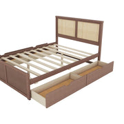 Rattan Bed King Size for Bedroom - Everard