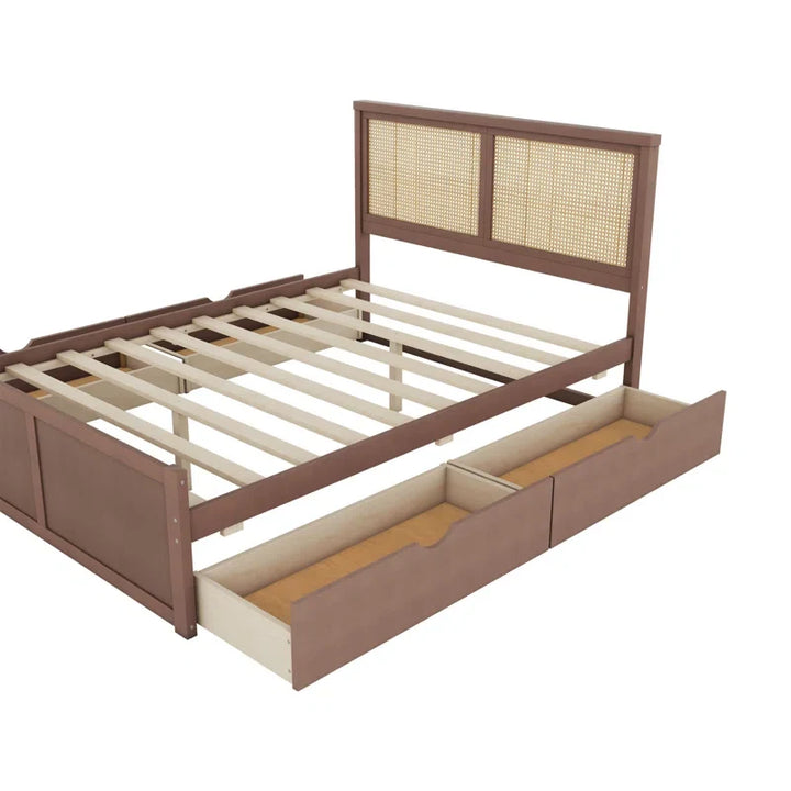 Rattan Bed King Size for Bedroom - Everard