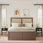 Rattan Bed King Size for Bedroom - Everard