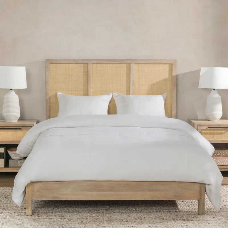 Rattan & Cane Bed for Bedroom - Alexis
