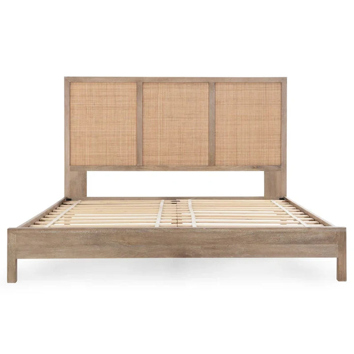 Rattan & Cane Bed for Bedroom - Alexis