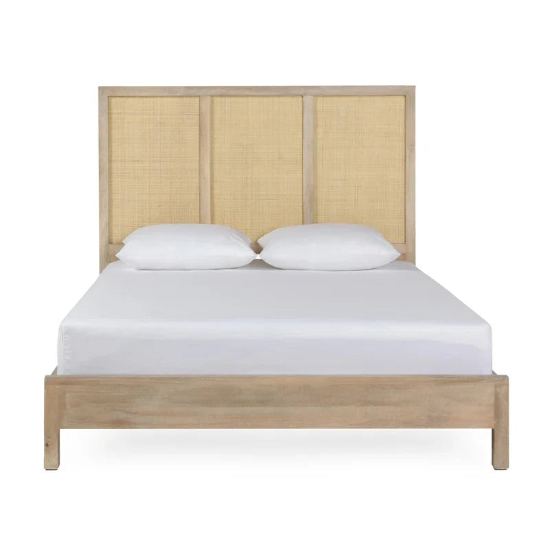 Rattan & Cane Bed for Bedroom - Alexis