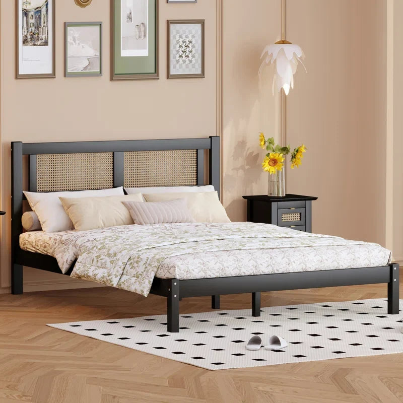 Rattan Bed King Size for Bedroom - Cato