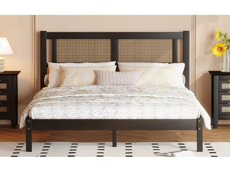Rattan Bed King Size for Bedroom - Cato