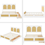 Rattan Bed King Size for Bedroom - Grahame