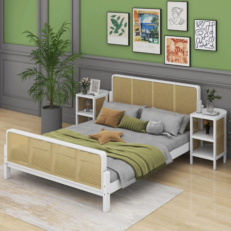 Rattan Bed - Manan