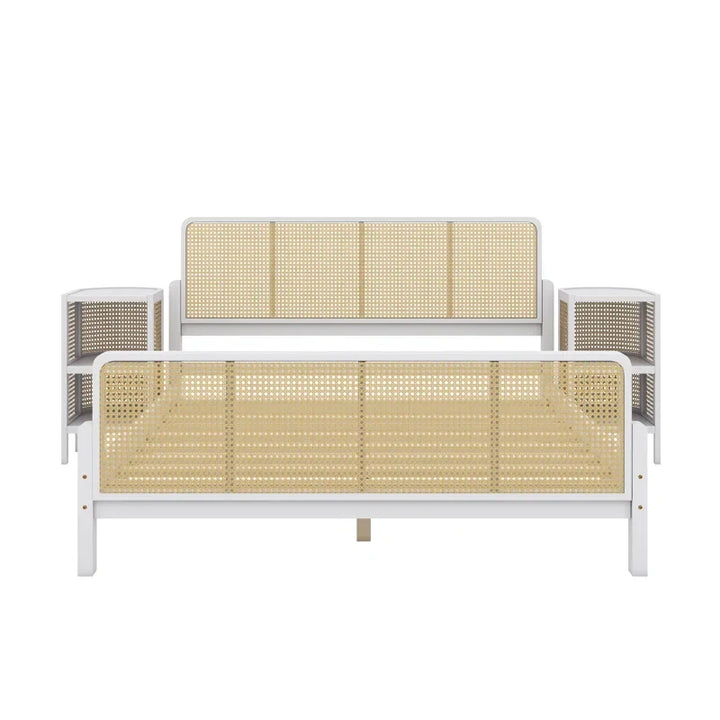 Rattan Bed King Size for Bedroom - Merric