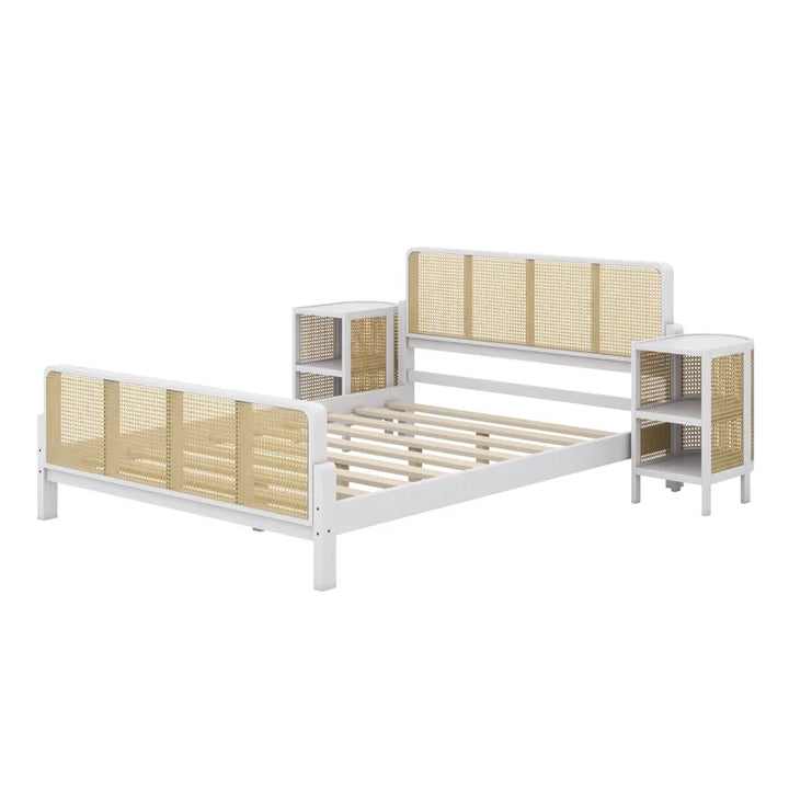 Rattan Bed King Size for Bedroom - Merric