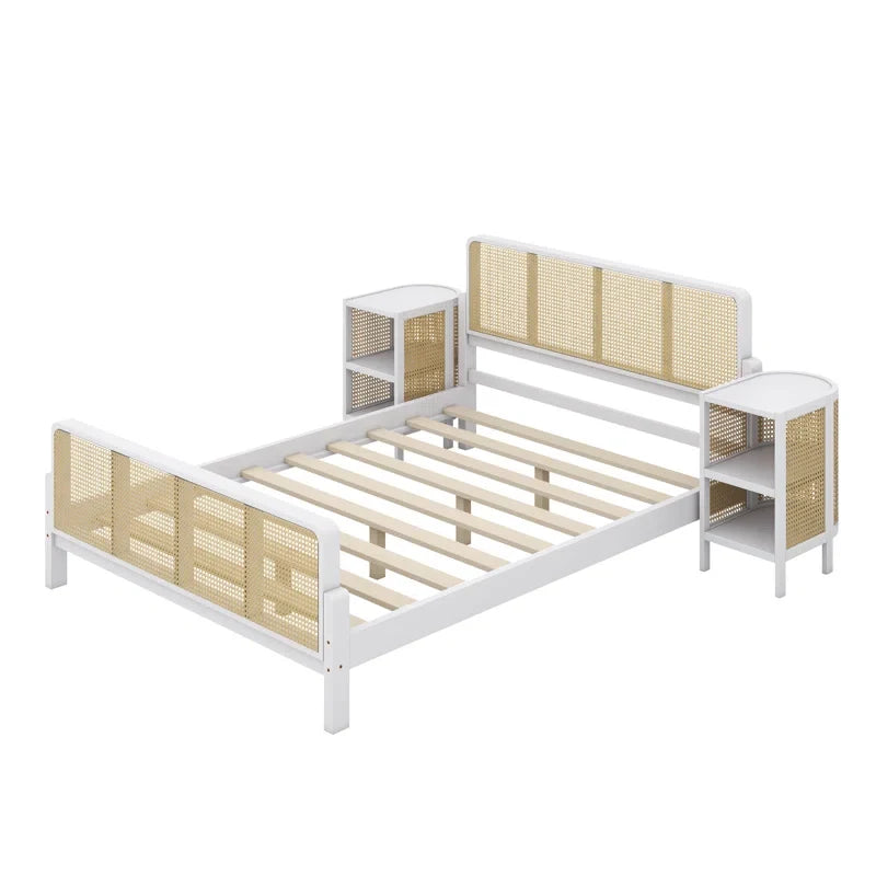 Rattan Bed King Size for Bedroom - Merric