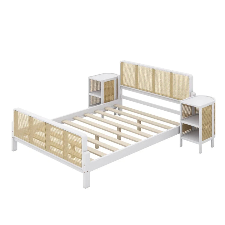 Rattan Bed King Size for Bedroom - Merric